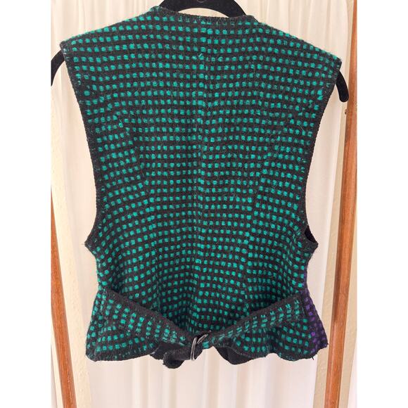 Vintage Rare Jeanne Marc Wool Sweater Vest - Picture 3 of 8